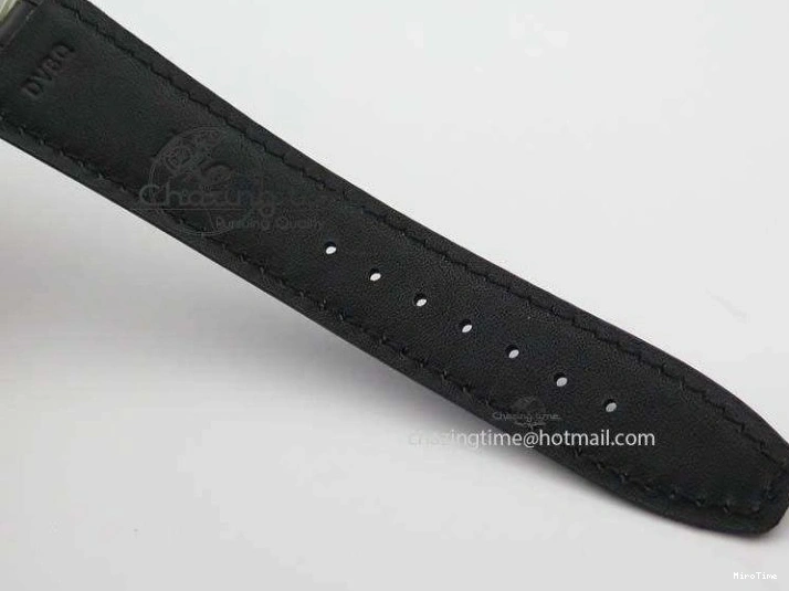 MIROTIME 0127 Effortless Portuguese IW544404 SS White Dial On Black Leather Strap A 7257